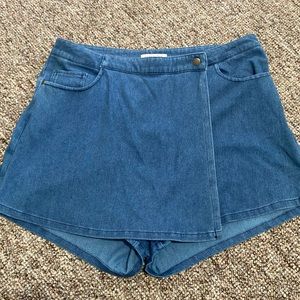 Copper Key denim skort, size L